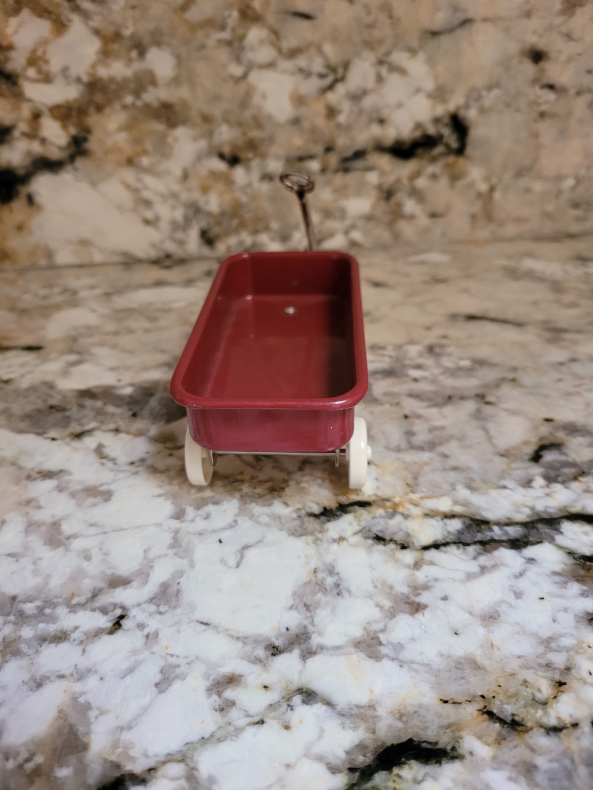 Vintage 1997 Metal Radio Flyer Miniature Little Red Wagon