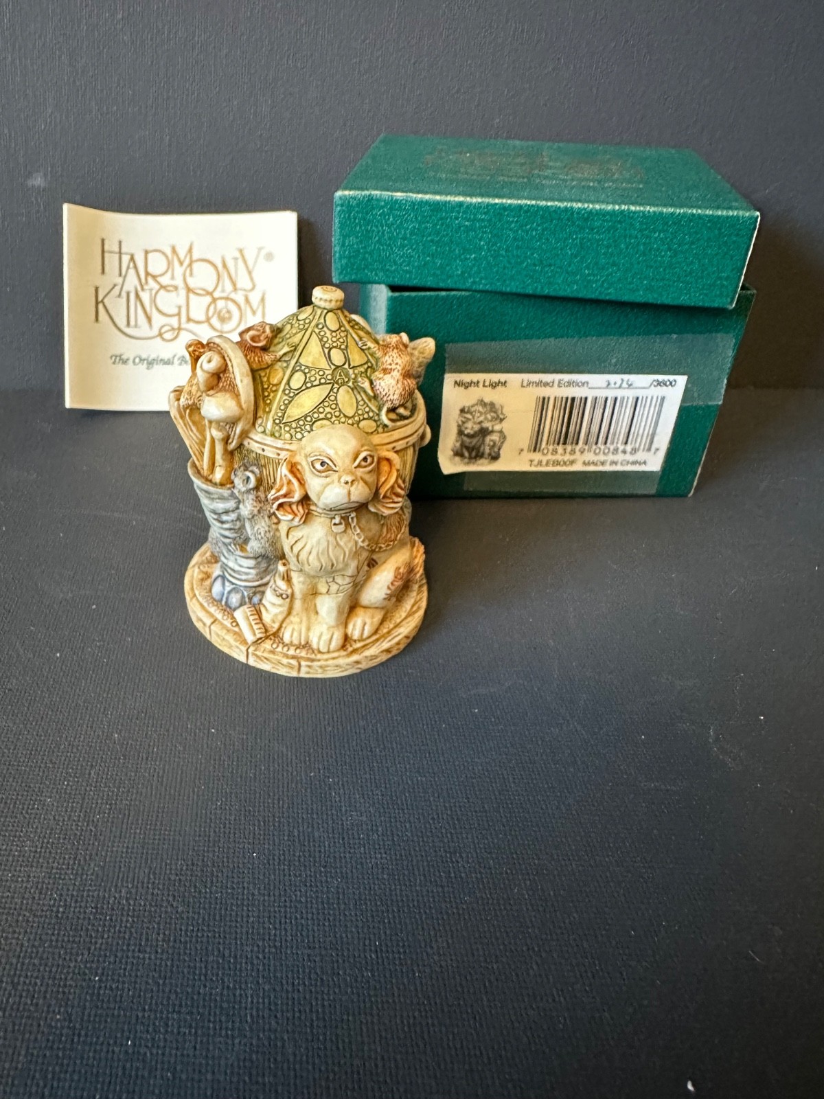 Vintage 2000 Harmony Kingdom ‘Night Light’ Limited 2176/3600 Signed