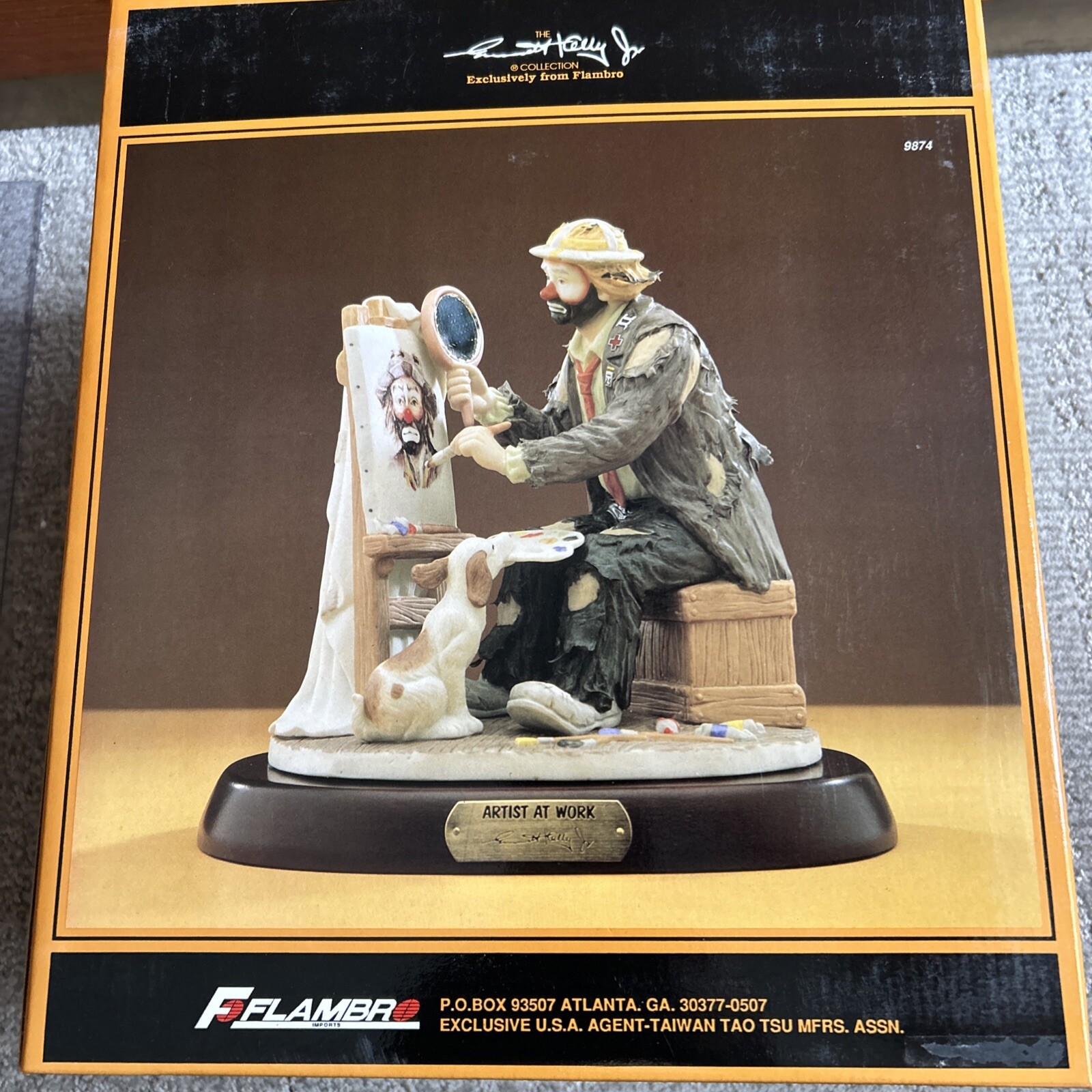 Emmett Kelly Artist At Work Low Number # 589 Collectible