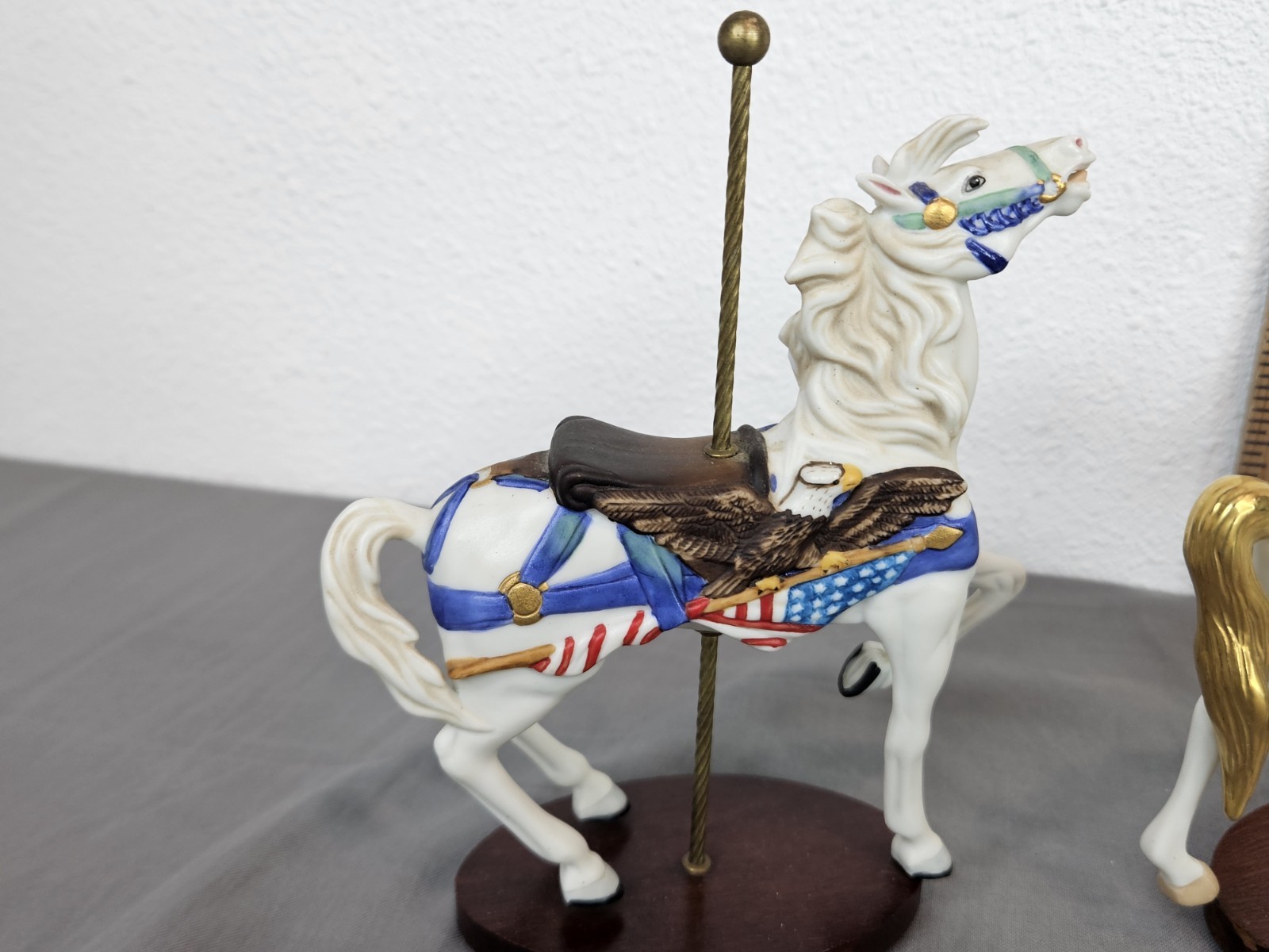 Franklin Mint The Treasury Of Carousel Art – 3 Carousel Horses