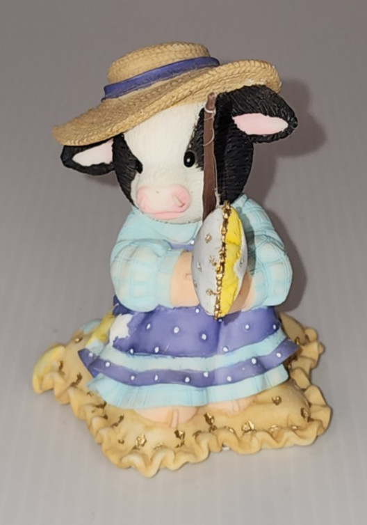 Mary’s Moo Moos Fishing for Good Wishes Limited Edition 543241 Enesco 1999 boxed