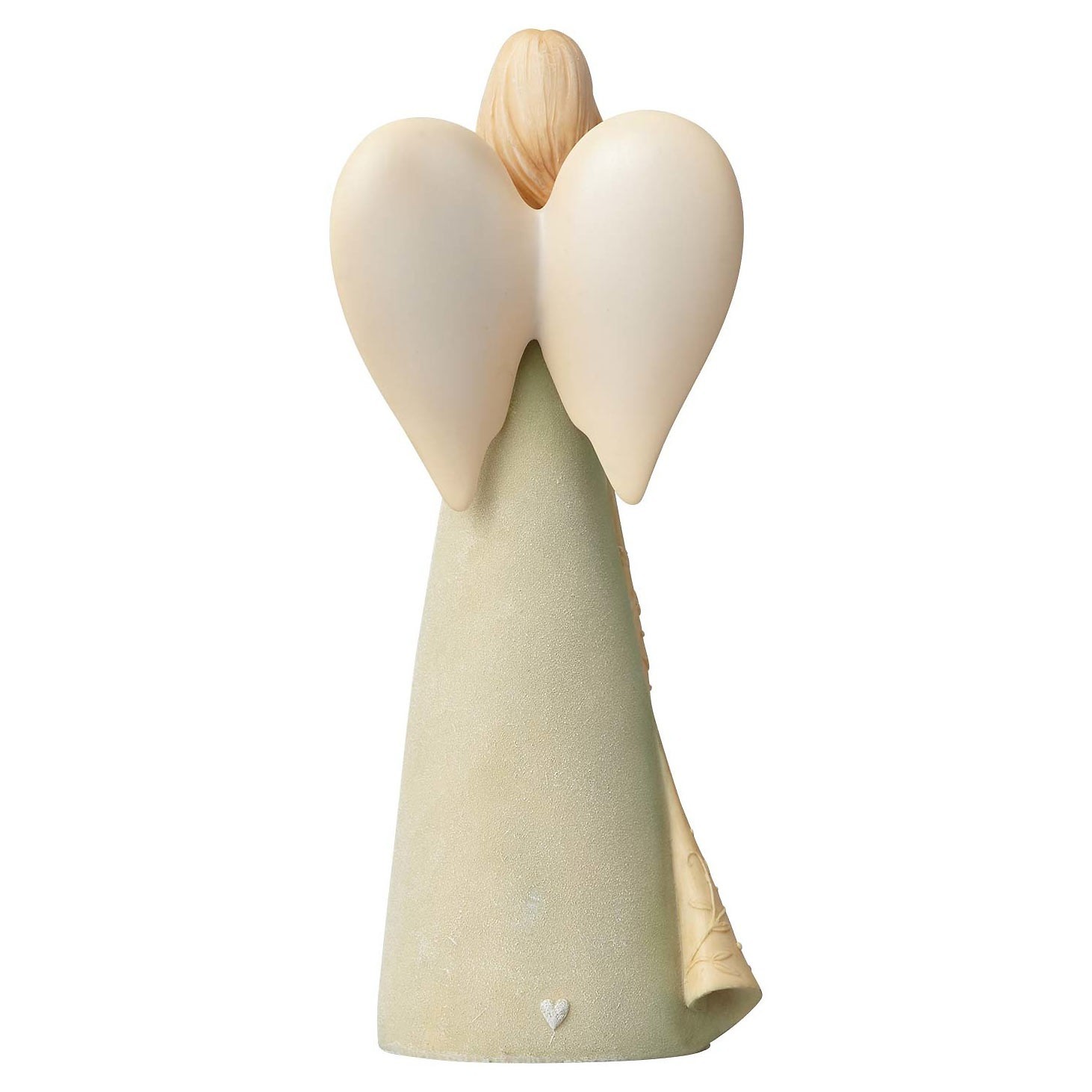 Foundations Golden Friendship Angel Figurine 7.48in Stone Resin 6000794