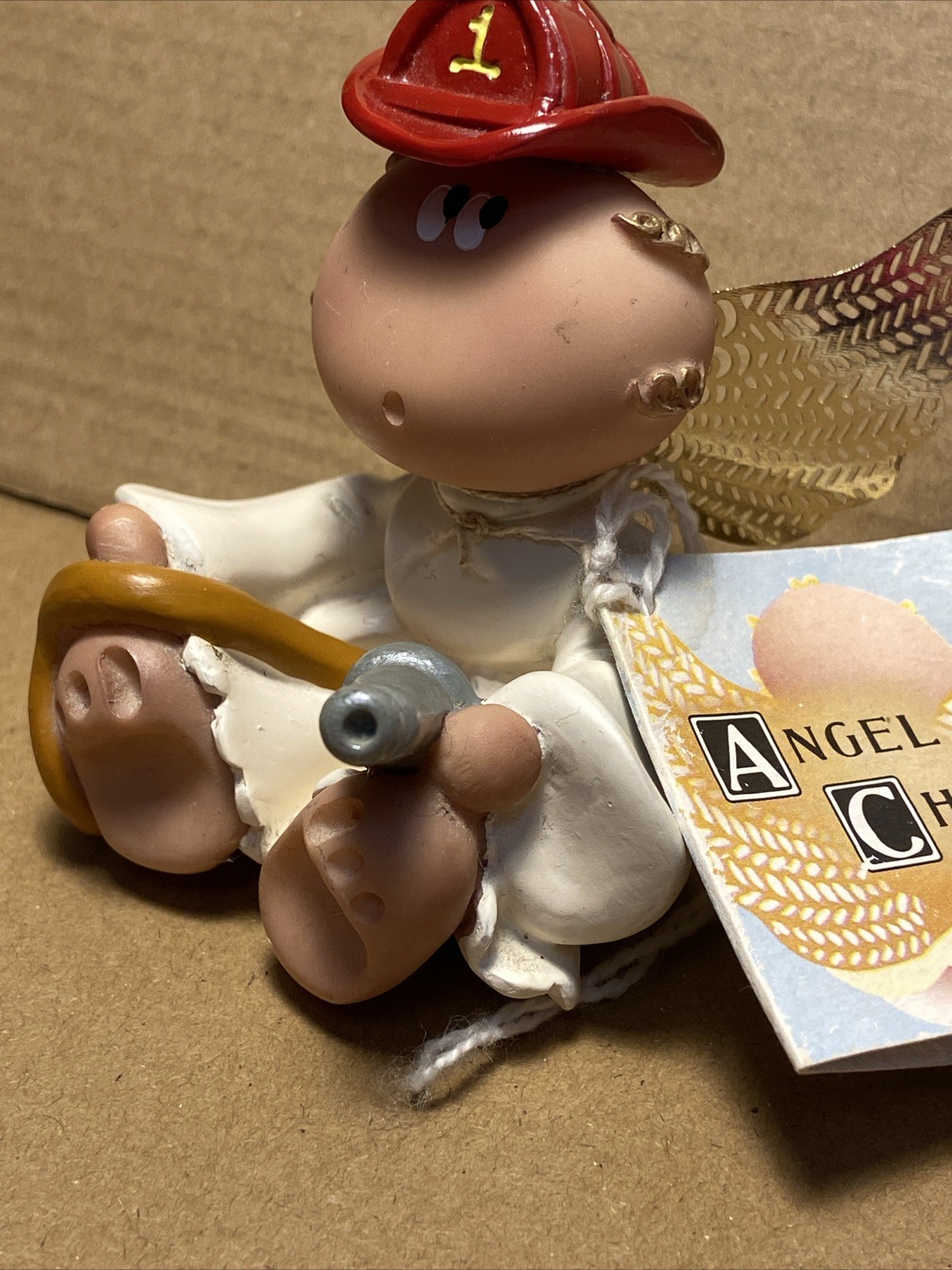Kirk’s Kritters Angel Cheeks Fireman Firefighter Russ Berry 2001 #25160 Has Tag
