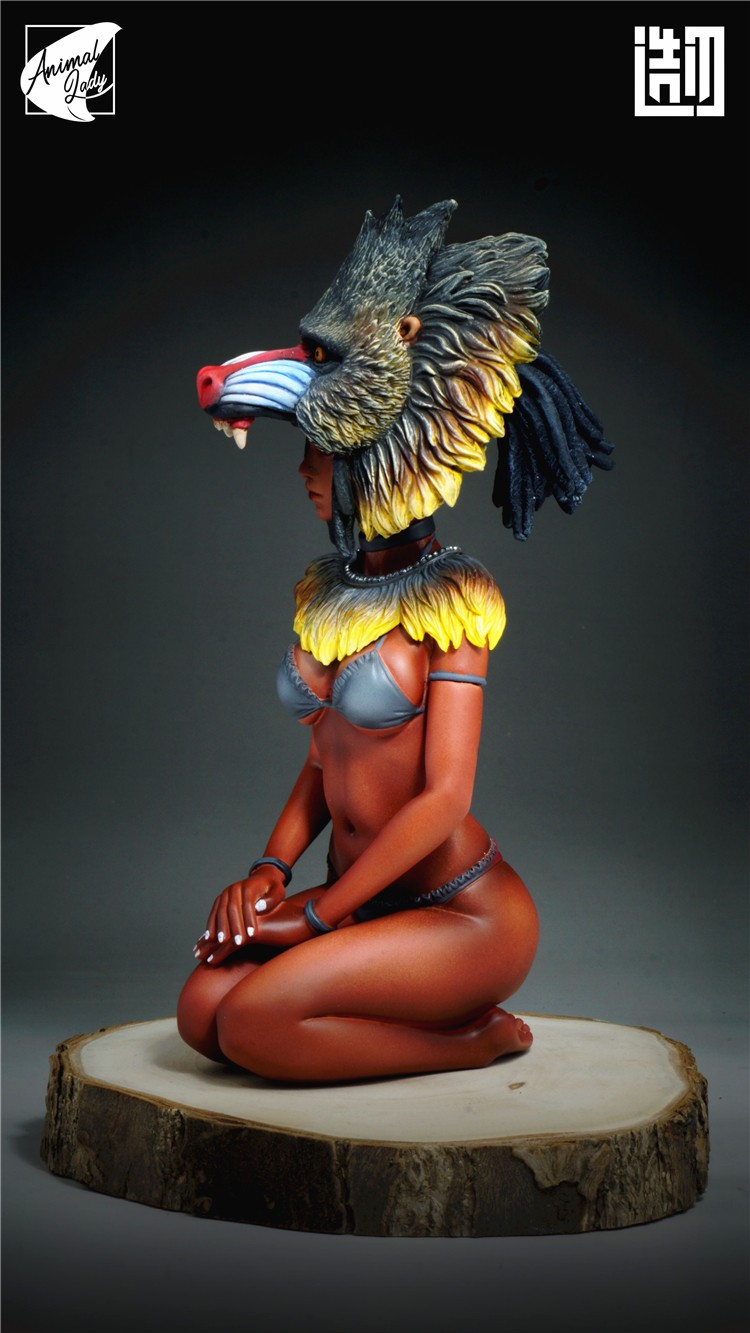 Mandrill Animal Lady Limited Version Collectible Fashion Figure 15cm New