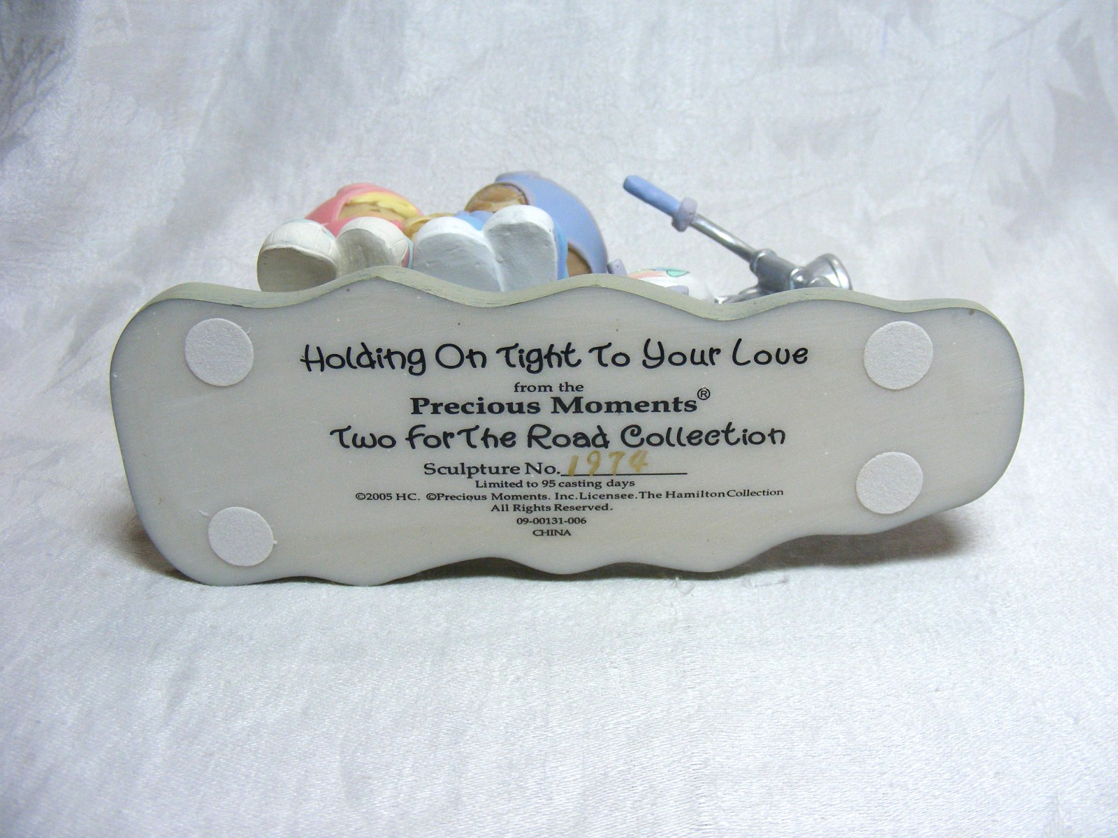 2005 Precious Moments Figurine No. 1974 Holding On Tight To Your Love N-2