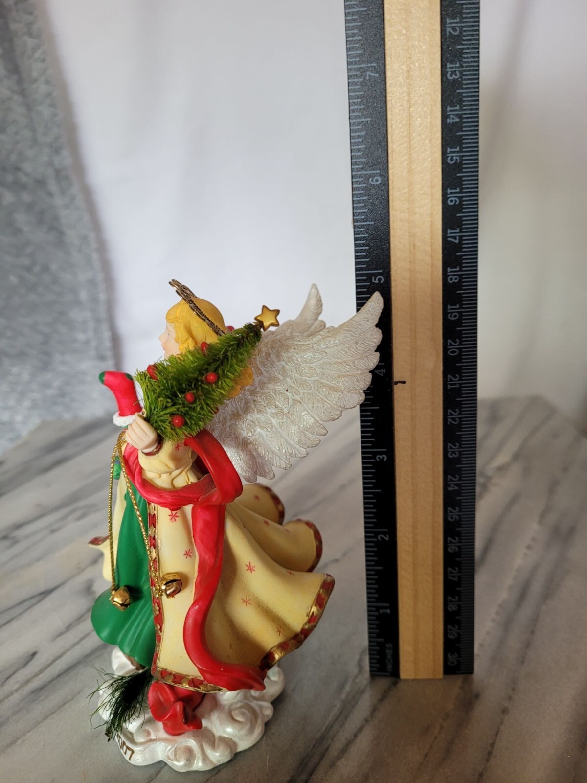 2007 Angels Beside Me Gloria Guardian Of A Merry Christmas Figurine Nutshell Des
