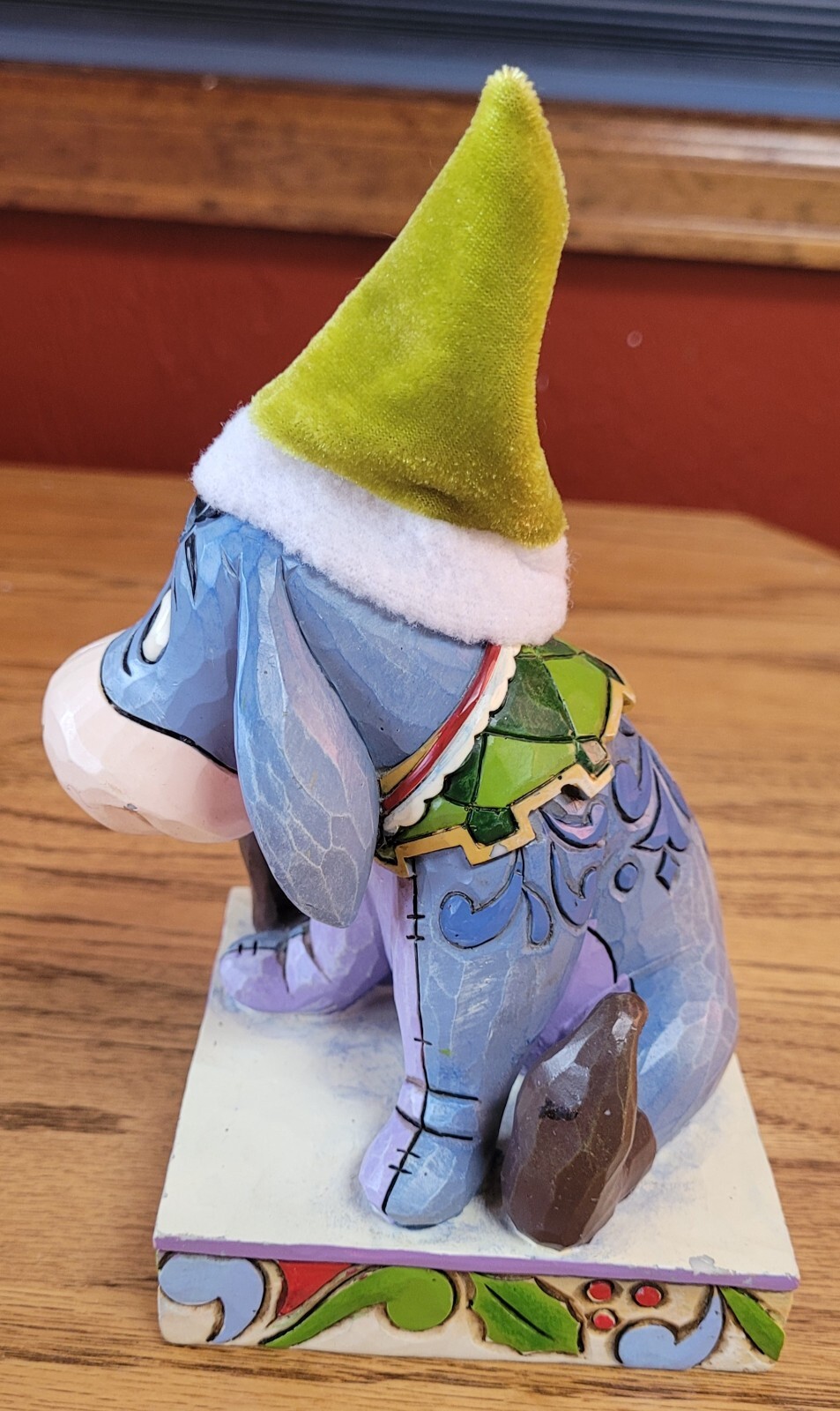 Jim Shore Disney “Santa’s Little Helper” Eeyore in Elf Hat, No Box, 4016567