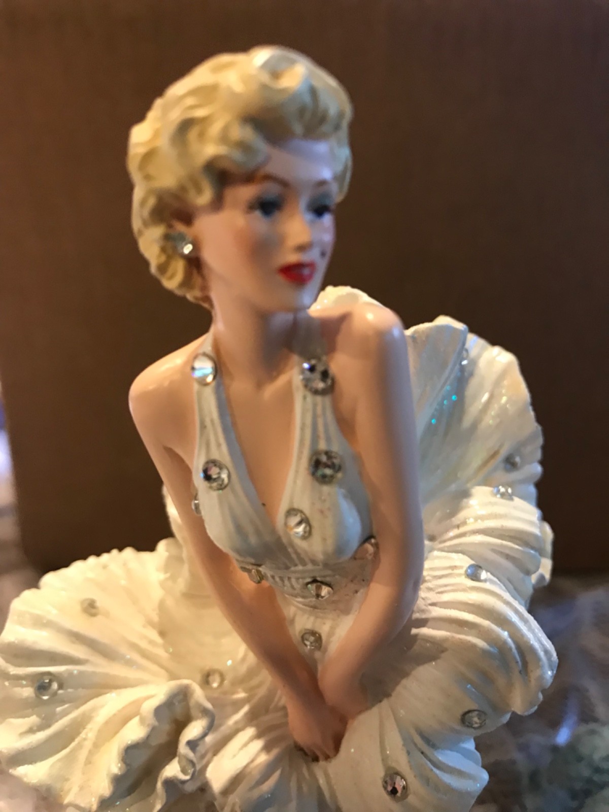 Rare Hamilton Sparkling Style Crystal Reflections Marilyn Monroe 7 1/2″ Figurine