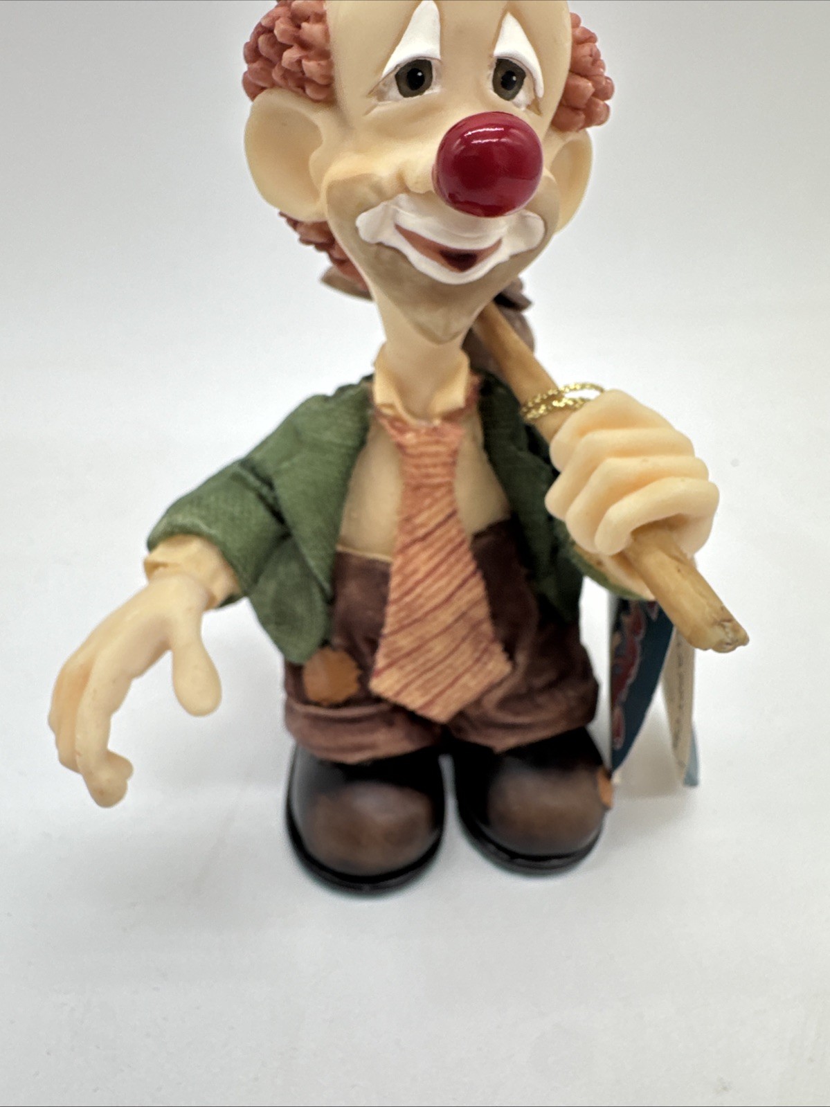 Slapstix Clown “Happy Camper” Porcelain Figurine from Cast Art Industries