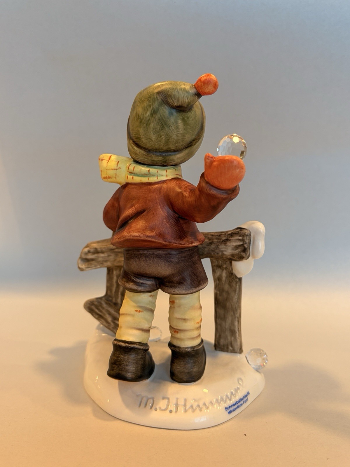 Rare Wintertime Fun Hummel Figurine 2302 – Swarvoski Crystal – 472/1,999