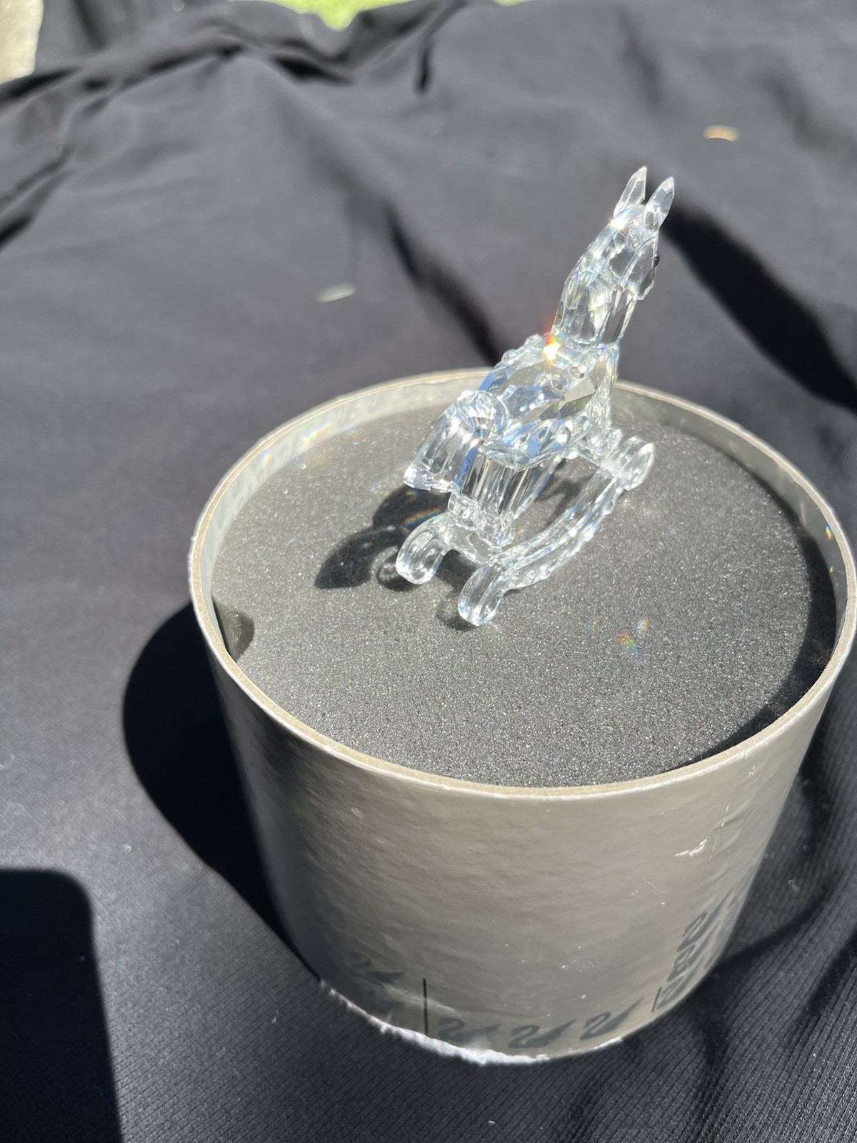 Swarovski Crystal Memories Clear Rocking Horse Figurine Boxed, Max Schreck