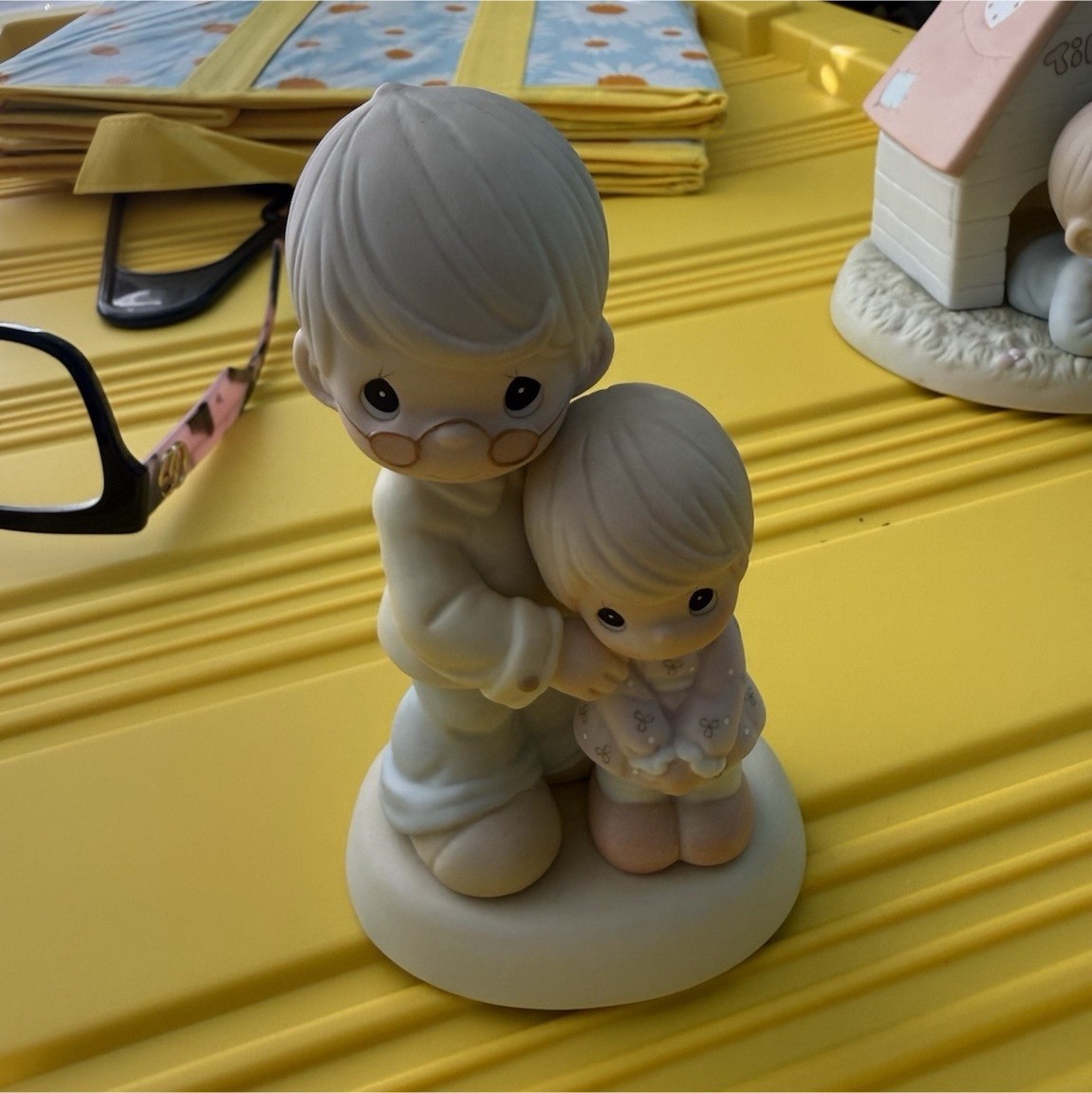 Precious Moments Daddy’s Little Girl Porcelain Figurine Father Daughter 2001