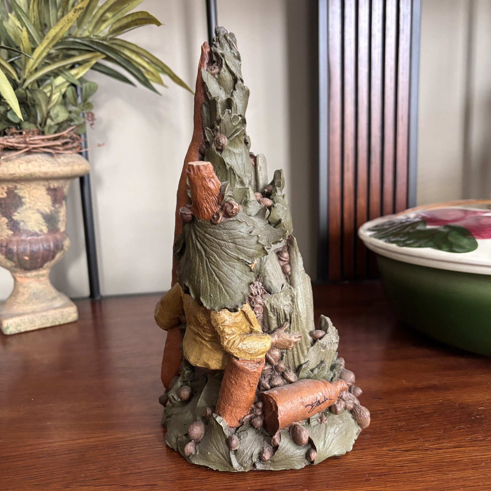 TOM CLARK “Stu” Gnome Large 10″ Retired #37 Hand Signed Vintage 1983 Carrot Stew