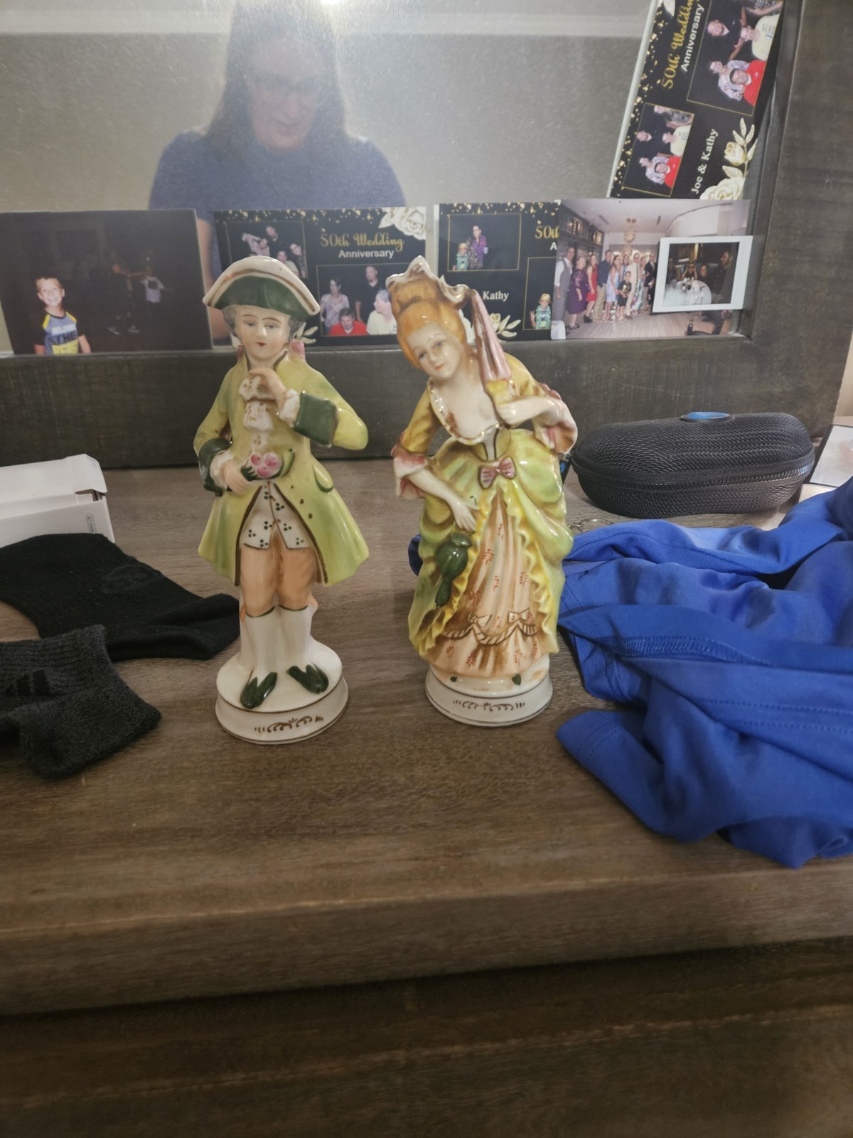 These figurines are a pair of vintage porcelain “Occupied Japan” Moriyama Coloni