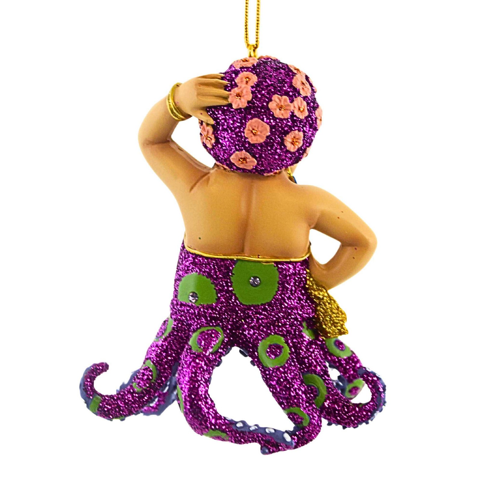 December Diamonds 3.50In Miss Fran Iii, Polyresin, Octopus Ocean 5590379