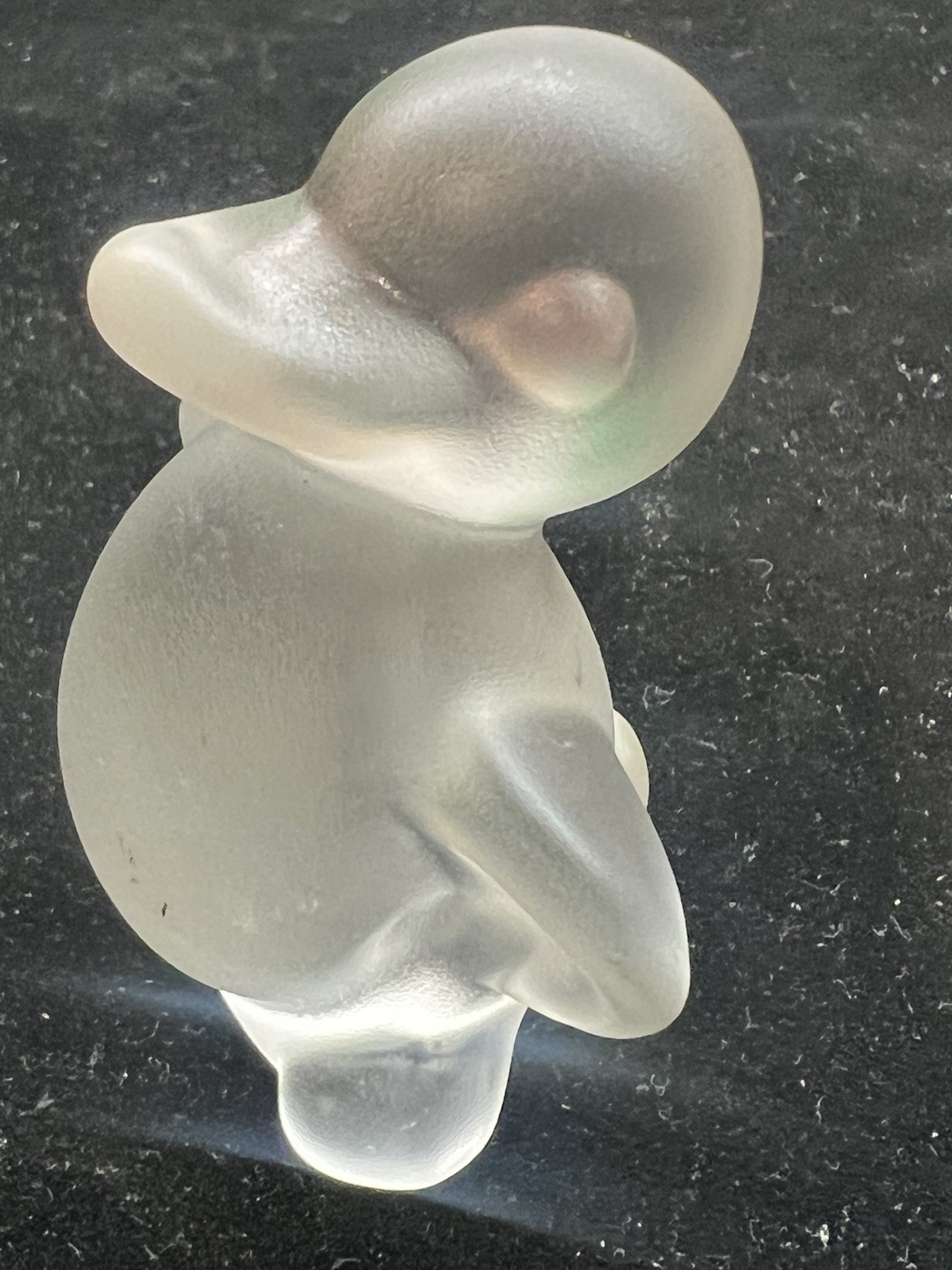 Collectible Crystal Sevres Duck Figurine
