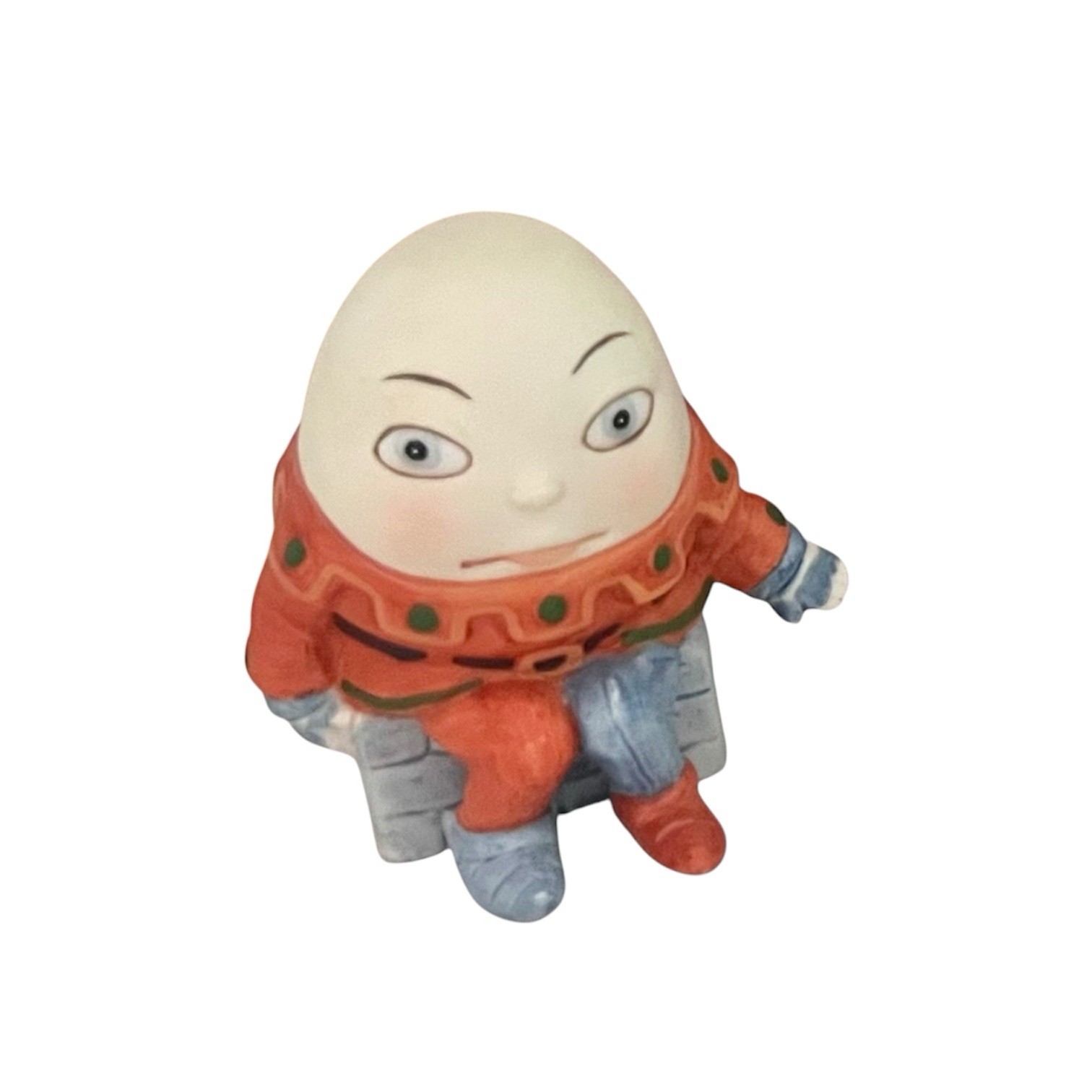 Vintage Mother Goose Shafford 3” Tumbling Humpty Dumpty Set 4 Figurines No. 1900