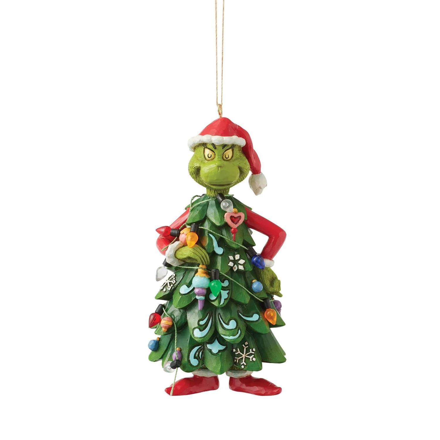 2025 Jim Shore ~ Grinch Ornament ~ “GrinchDressed as Christmas Tree” ~ NIB