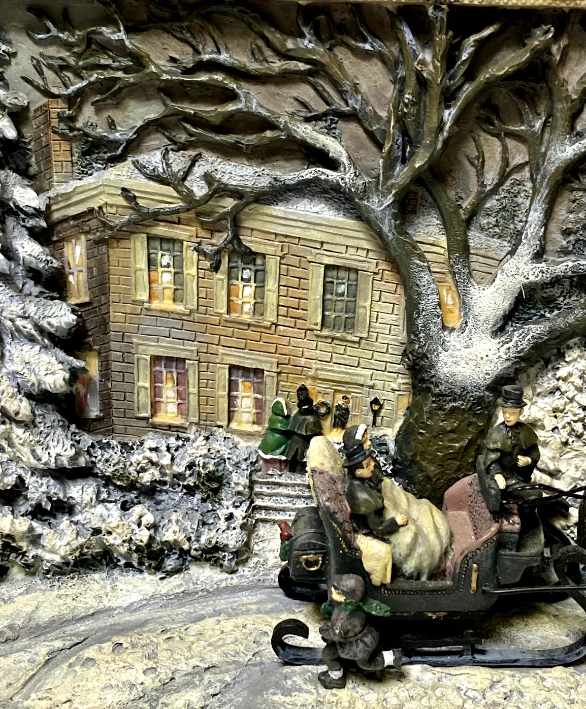 Reco 3D Wall Art Decor Winter Welcome DR Laird Mini Views Collection Christmas