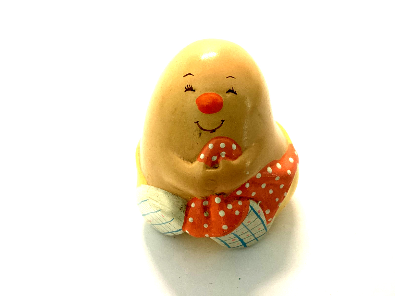 VINTAGE 1980s I’M A HUMAN BEAN 2.5″ TALL