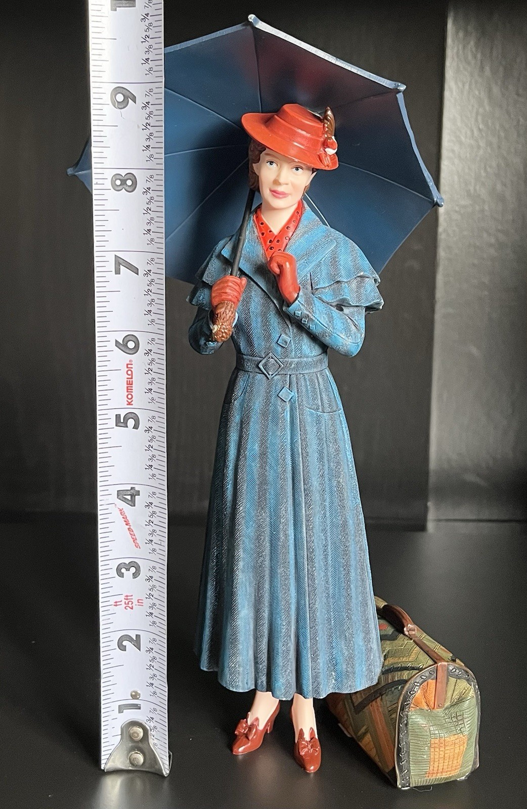 Enesco Disney Showcase Collection Mary Poppins Figure 10″ Statue Bag Umbrella