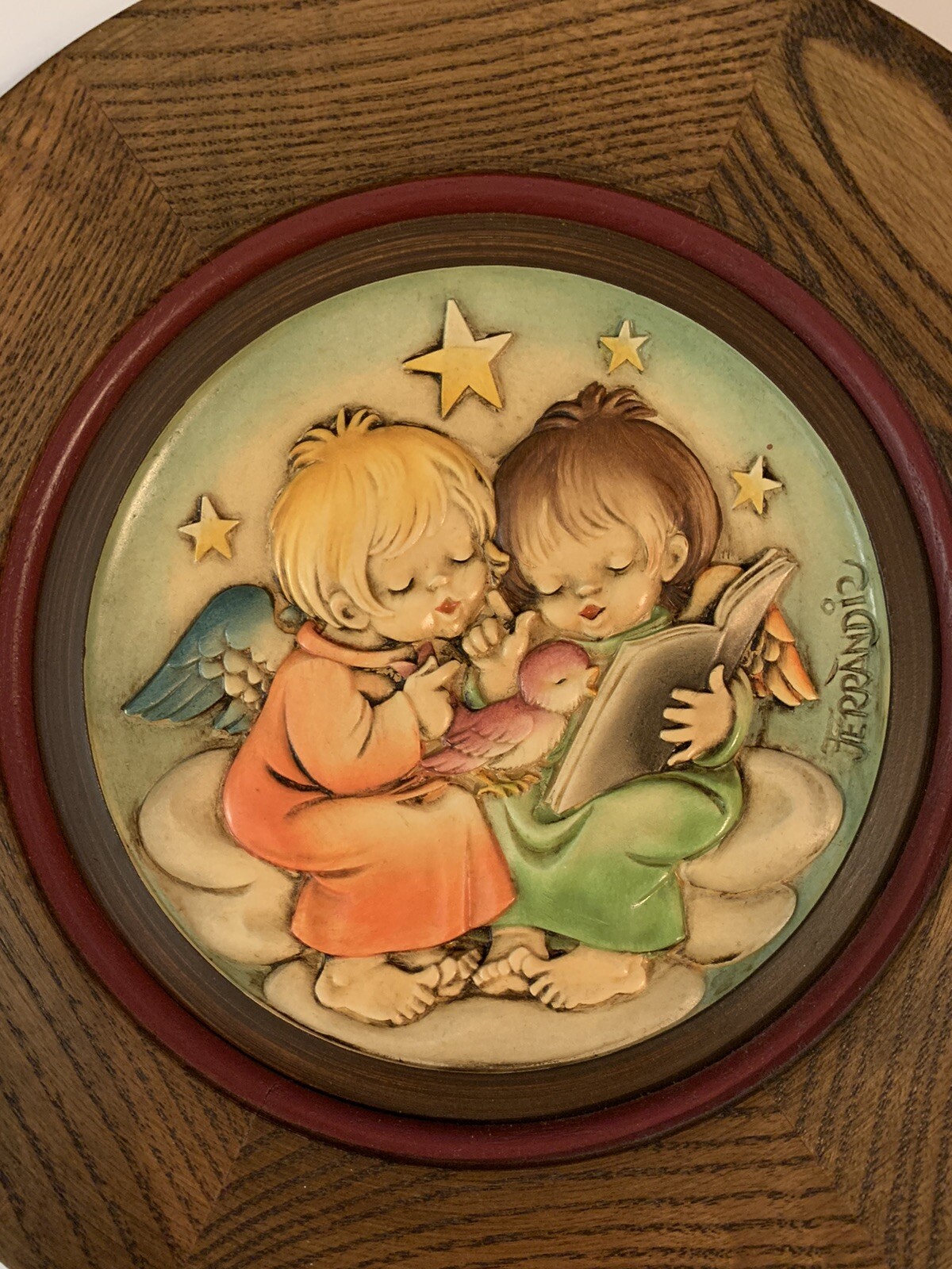 Anri Christmas 1980 Rejoice Plate by Juan Ferrandiz 1117/4000