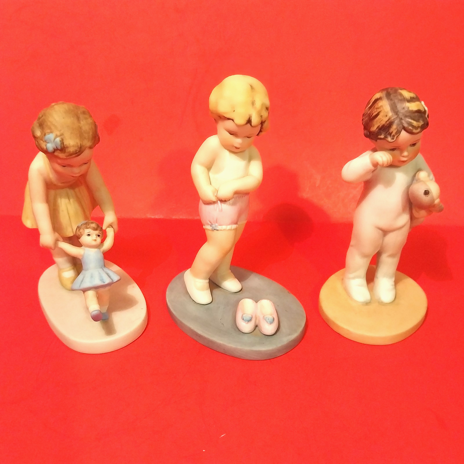 Figurines Girls Bessie Pease Gutmann Collection LOT OF 3 Heirloom Tradition