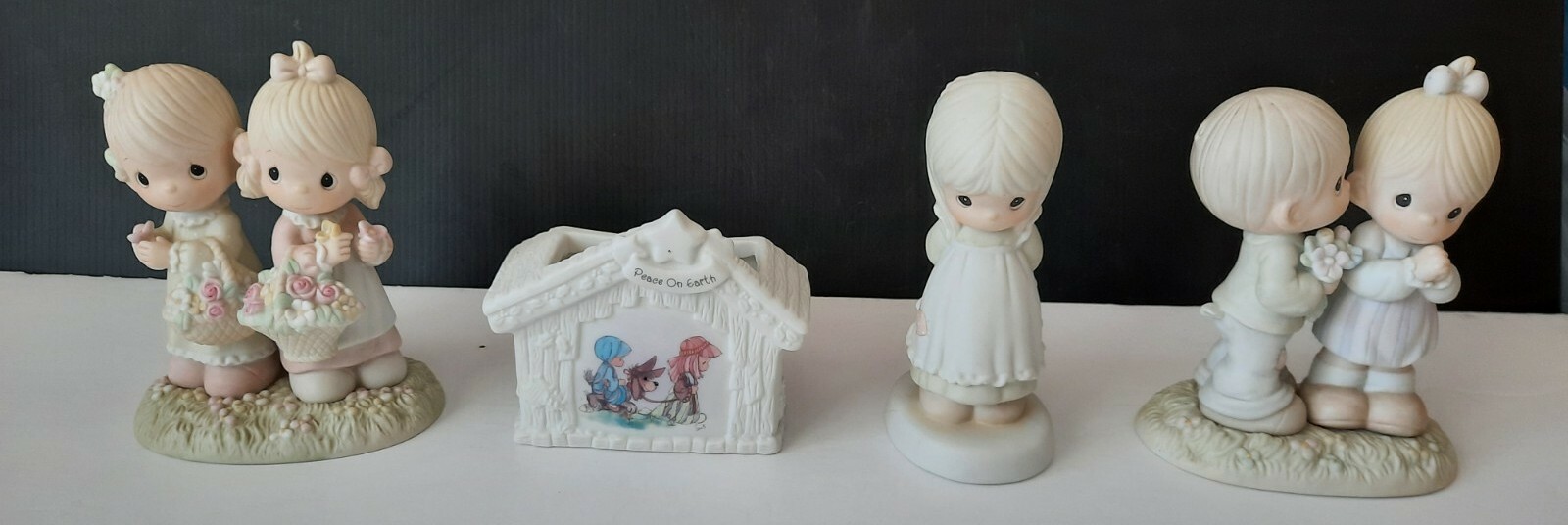 Vintage Figurines Precious Moments 4 Pieces 1985 1995