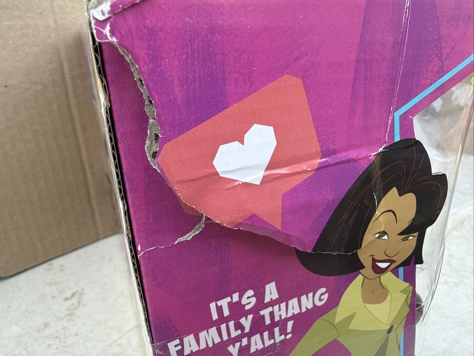 New The Proud Family Louder & Prouder Mini Figurines Outer Box Shows Damaged C1