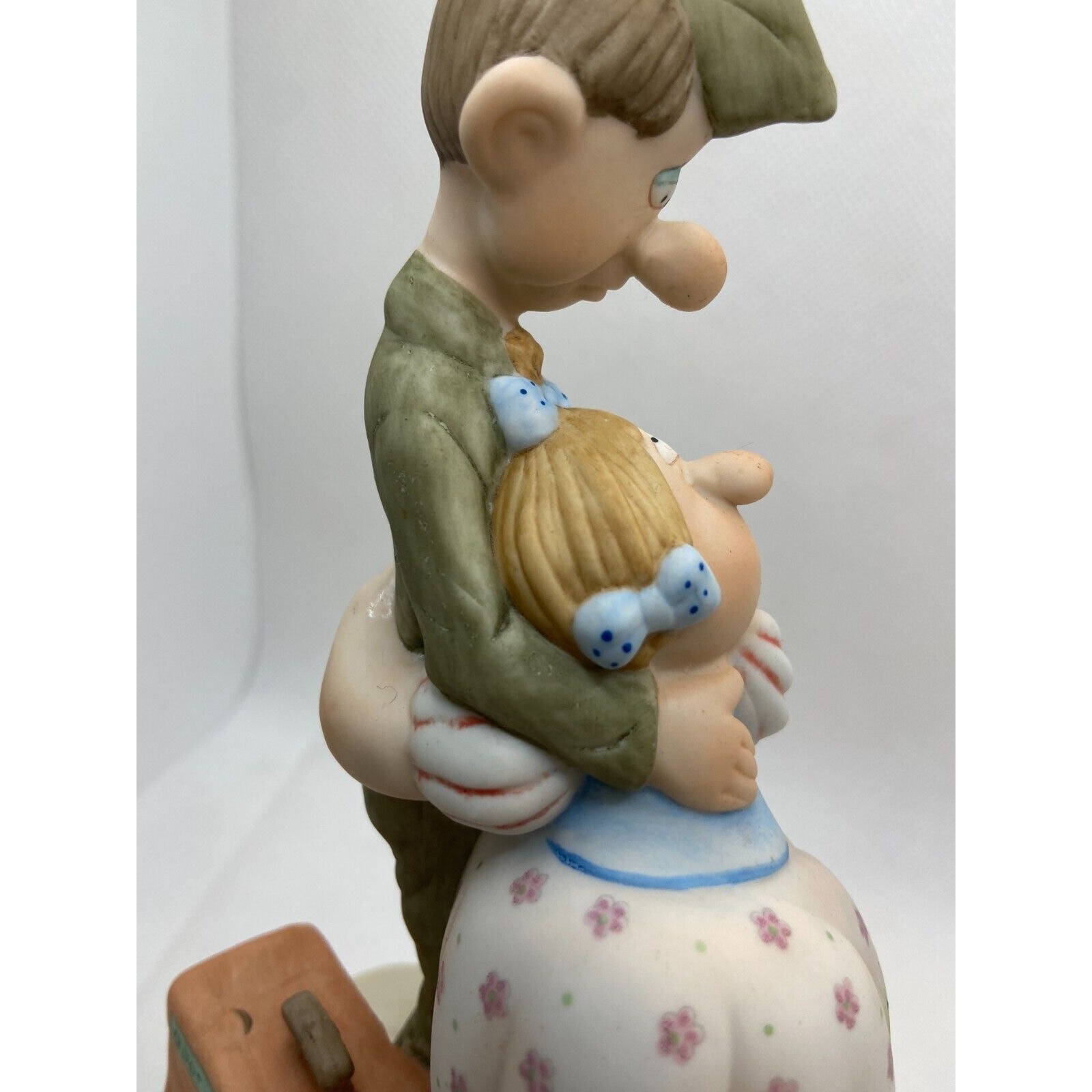 Vintage McCoon’s Country “Good Bye Mary Lou” Figurine Army Couple Love Military