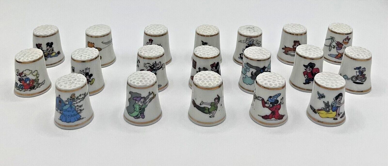 NE The First Disney Characters Thimble Collection