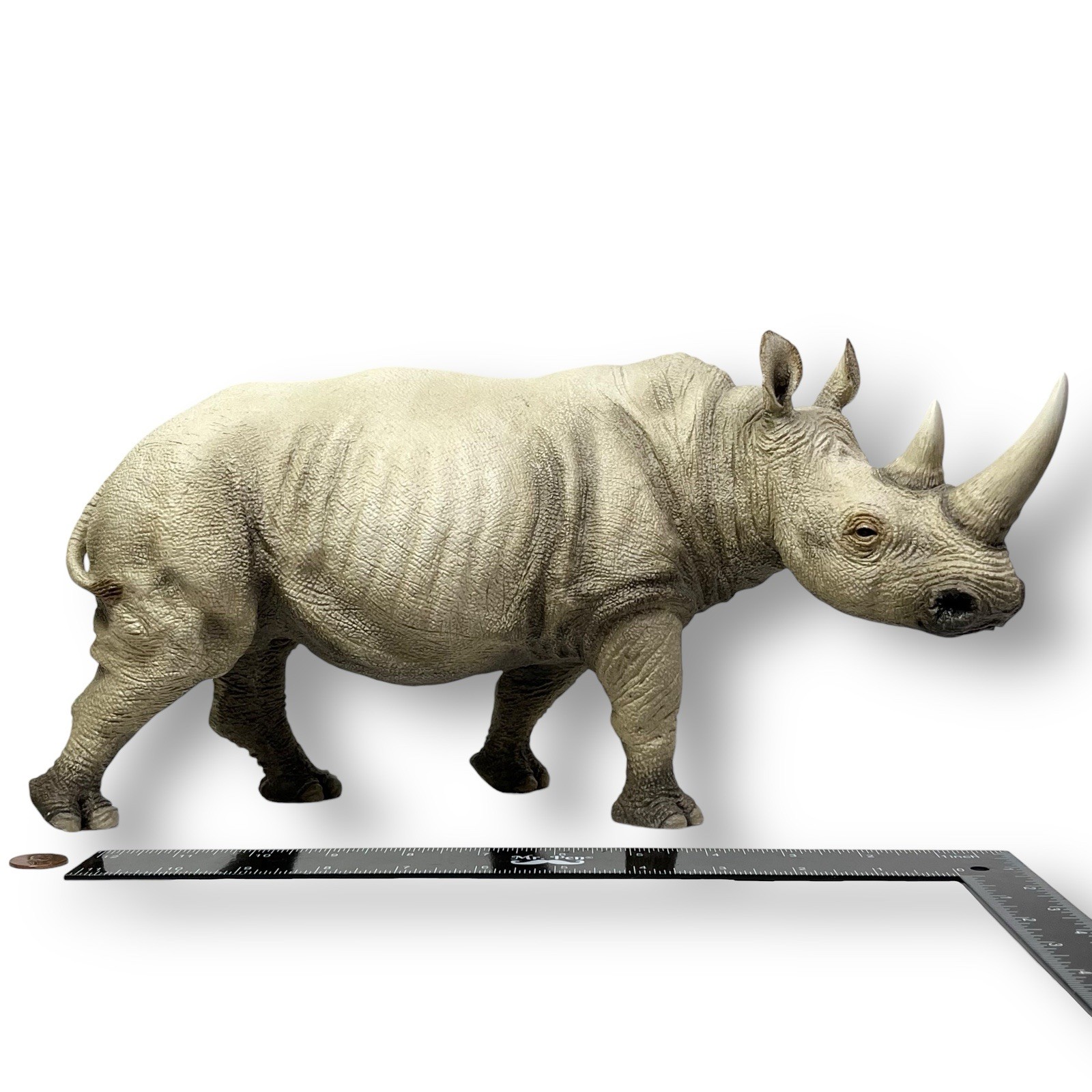 CreArt AFRICAN WHITE RHINOCEROS Rhino 14″ Safari Sculpture Figurine #1389/2500