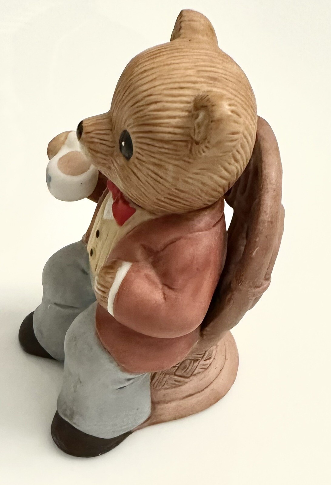 Vintage Homco Bear Tea Time #1401