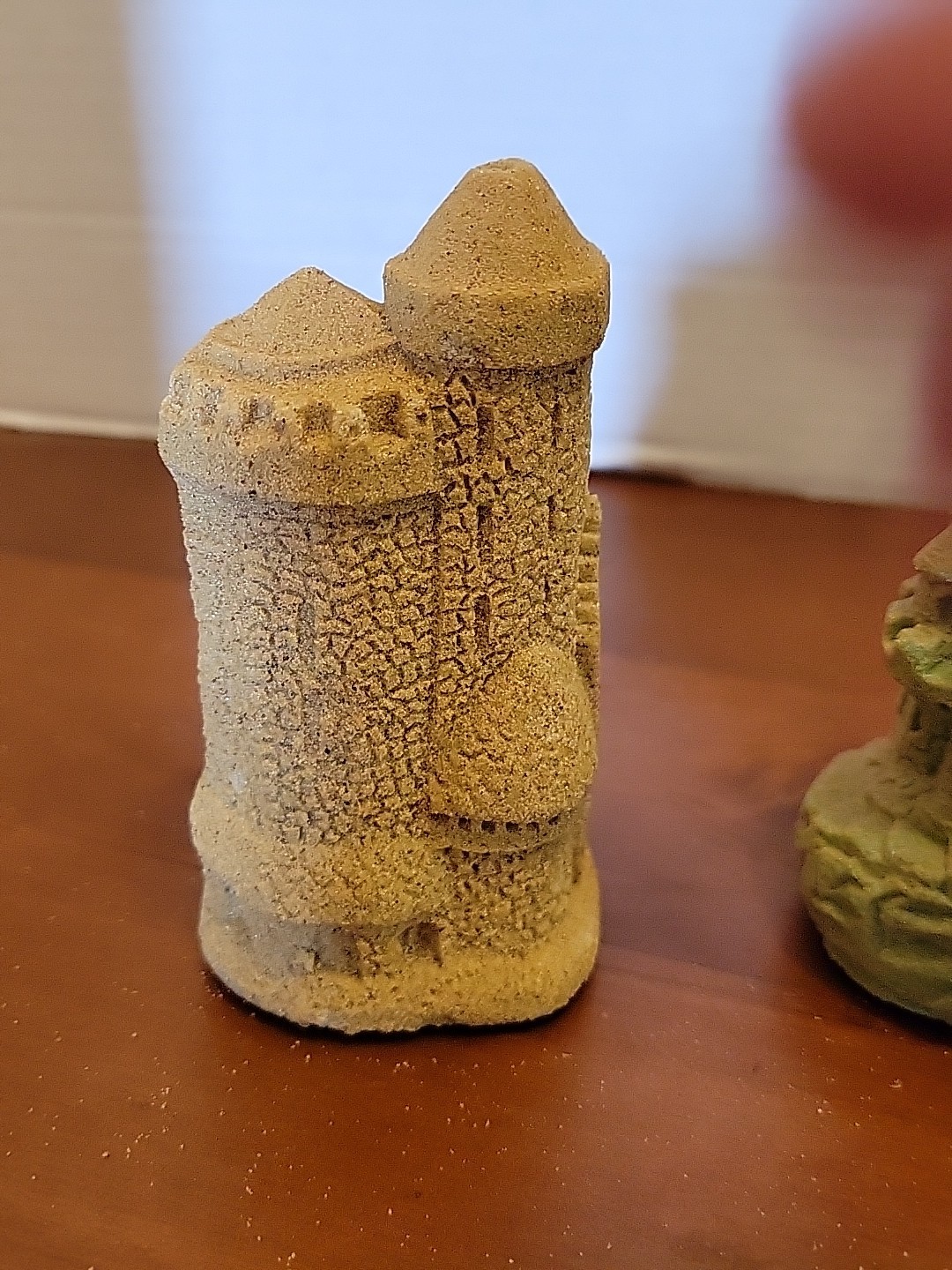 Set Of 2, 1984 MQH Mr. Sandman Sandcastle Sculpture 4″, Nipigon Studios Canada