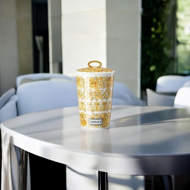 Versace Rosenthal Table light 2 pcs. with scented wax ,Porcelain