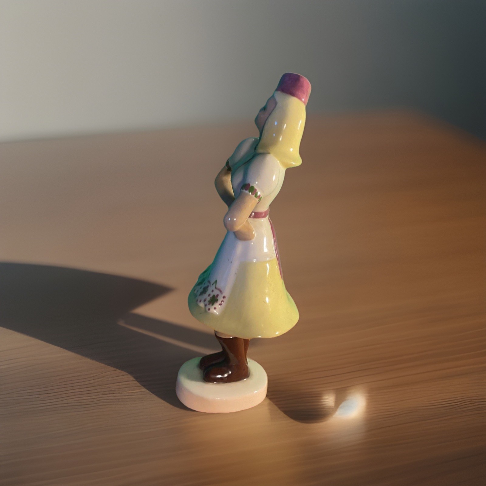Yuna 31 #32 Hollohaza porcelain Figurine of a Woman in Hungarian Folk Atire