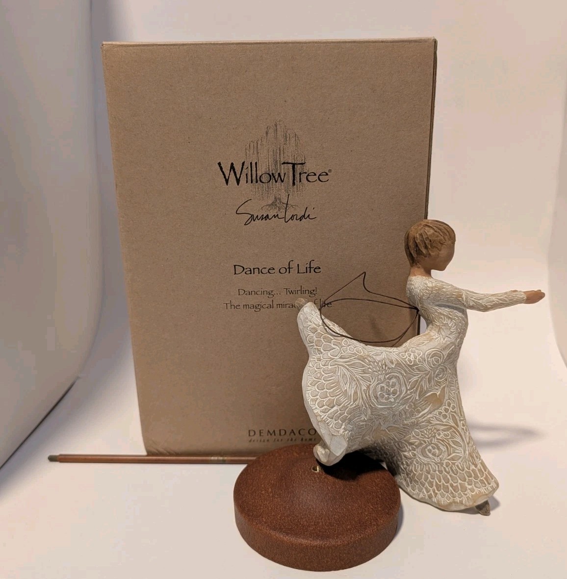 Willow Tree Dance of Life Nativity Figure #26462 Susan Lordi W/ Box And Cards