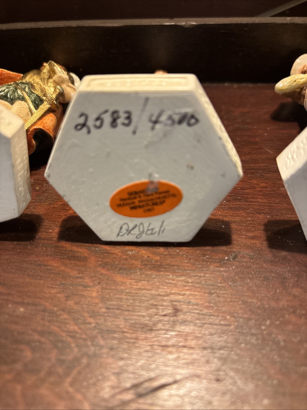 Vtg Sebastian US Miniatures Lot of 3 Ltd Edition figures # Alike 2583 NYC Museum