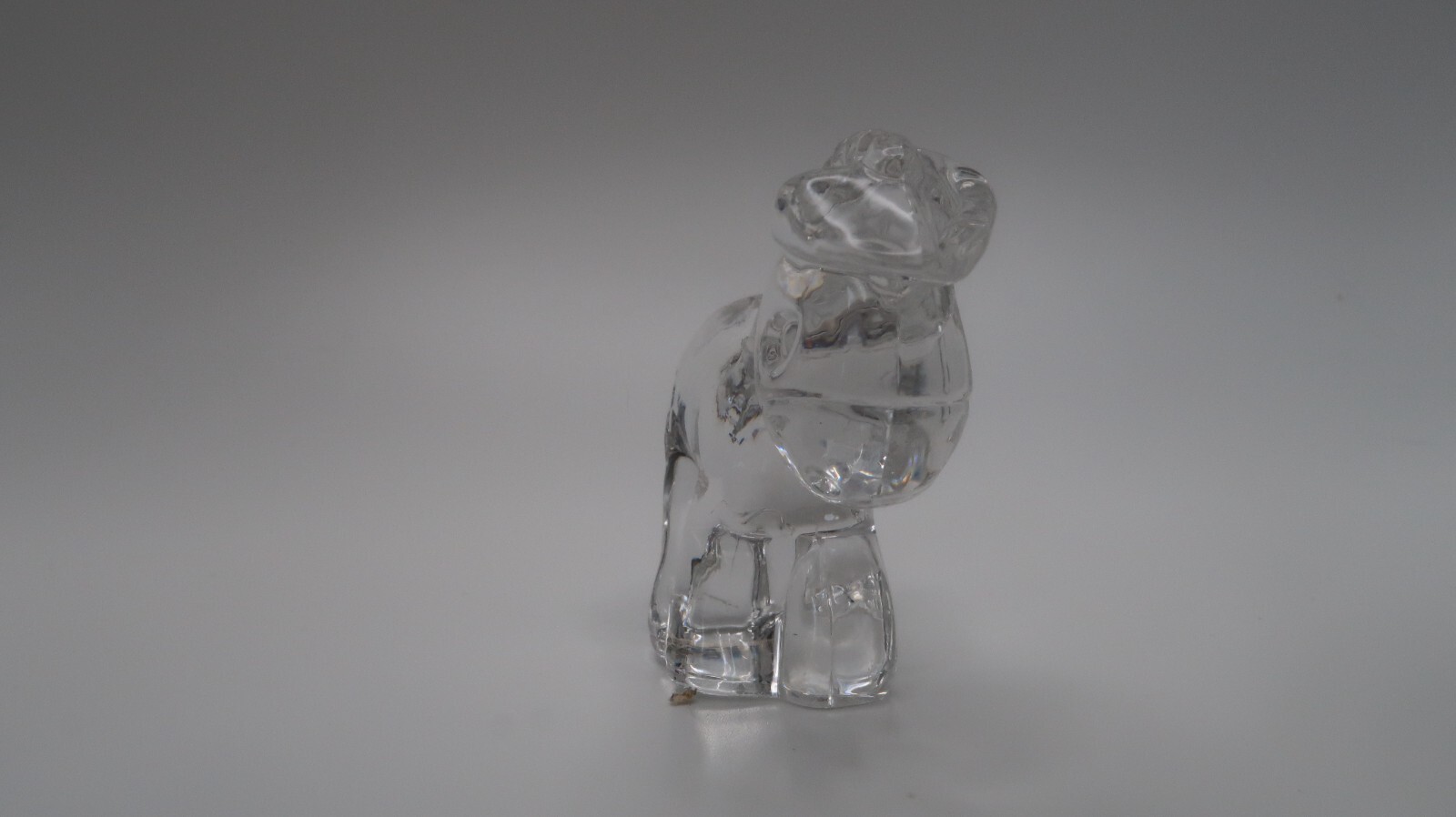Vintage Eeyore Donkey Crystal Figure Signed S. Butcher Germany 2.75″