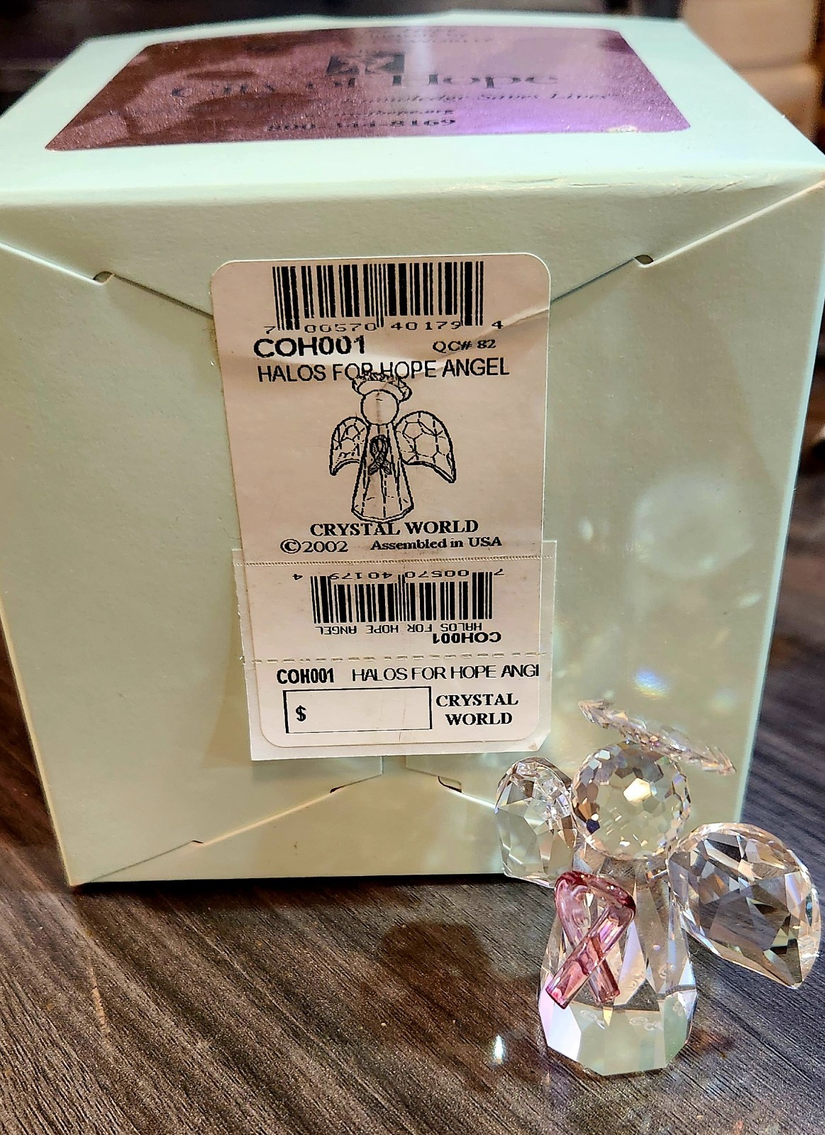 New Crystal World – 2002 Halos for hope Angel COH001