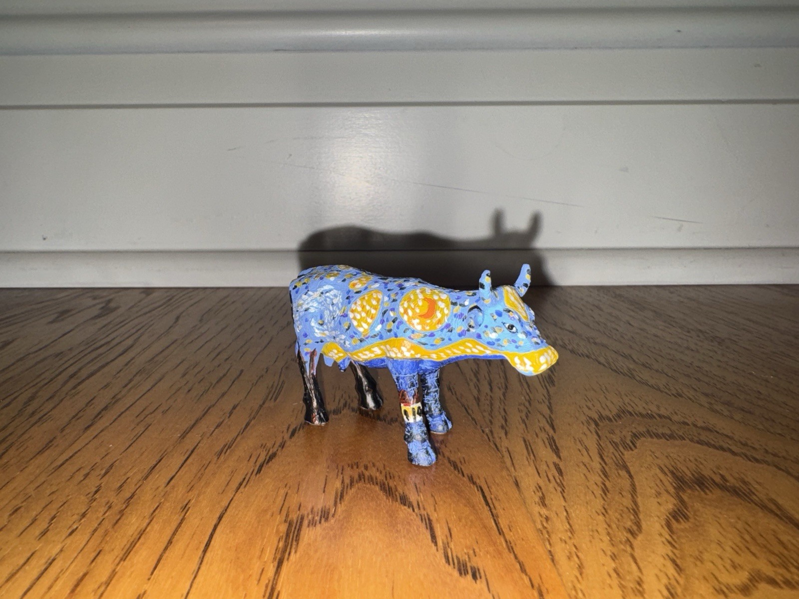 CowParade Moo Minis Lot of 4 Floral Grazing Starry Night Mini Cow Figurines