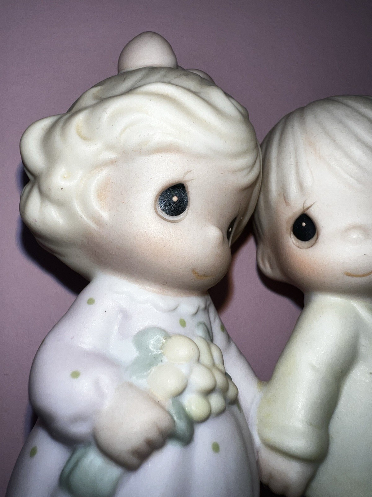Precious Moments Porcelain YouForever All My Heart Figurine 1996