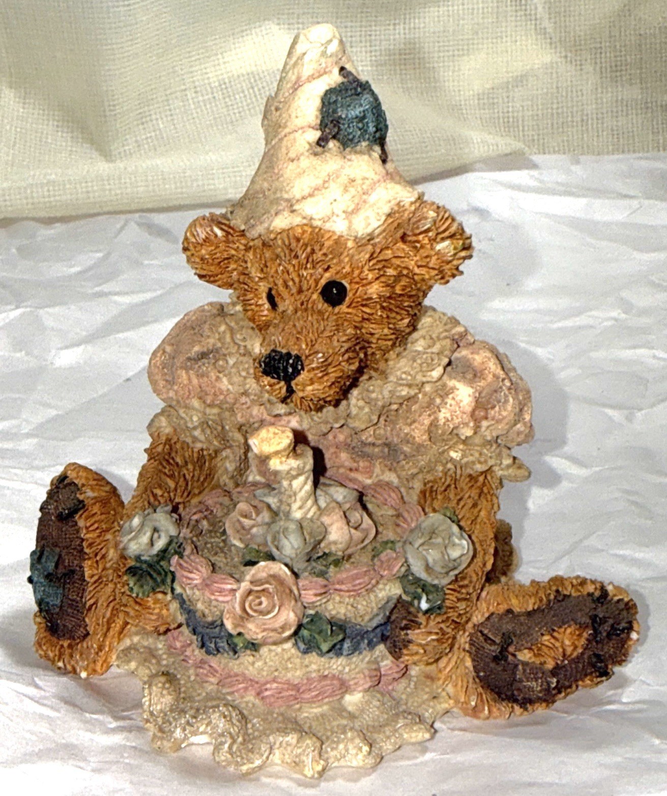 Boyds Bears & Friends-The Boyds Collection#2014 Bailey with Birthday Cake & Hat
