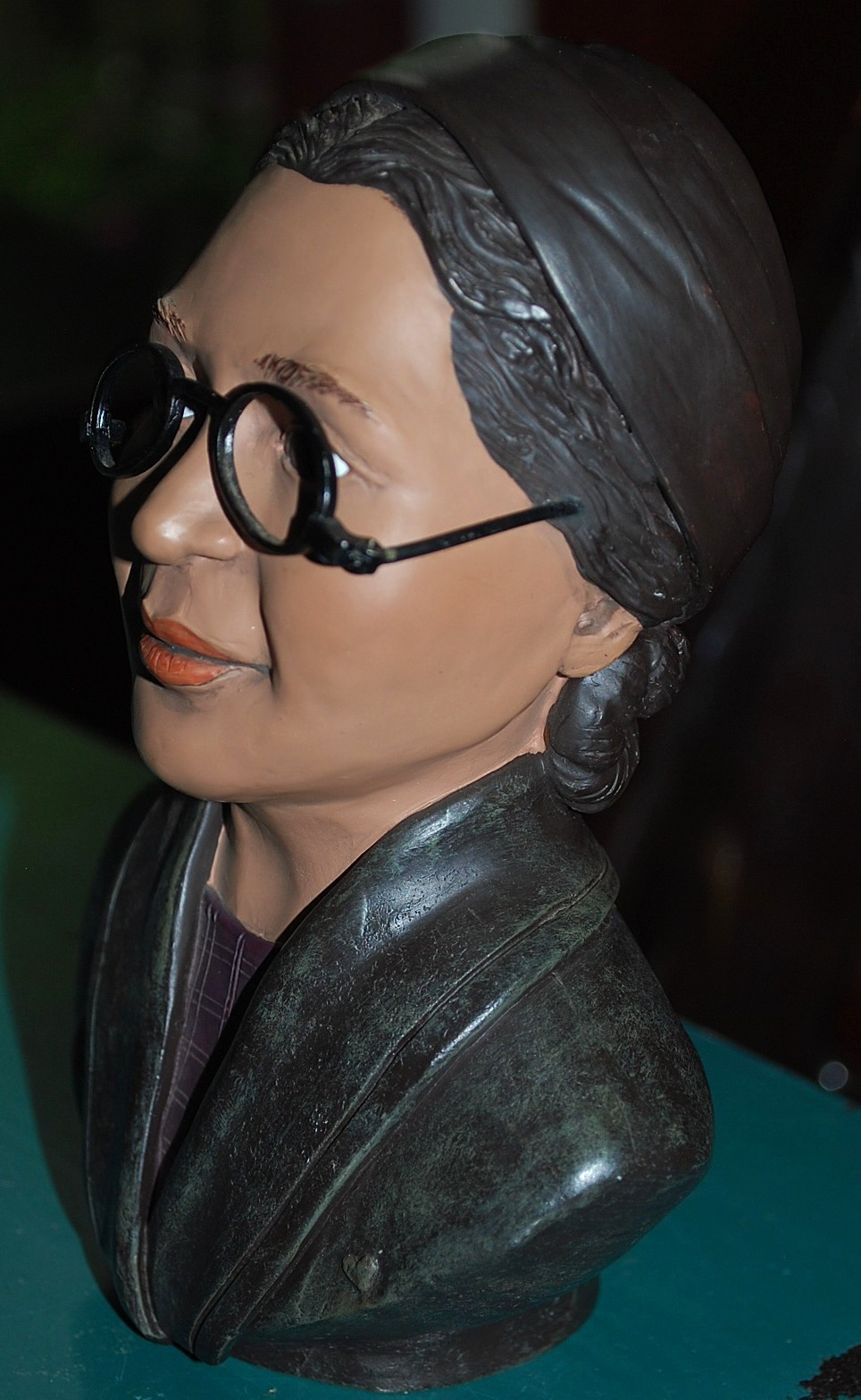 RARE Vtg 1995 ROSA PARKS BUST Resin Figurine SARAH’S ATTIC/Black Heritage 6.25″