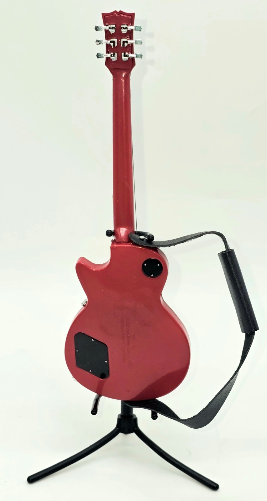 Miniature Gibson Les Paul Standard Electric Guitar Replica – Red Sunburst & Stan