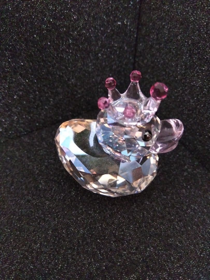 Swarovski Happy Ducks Royal Prince Princess Japan Good condition