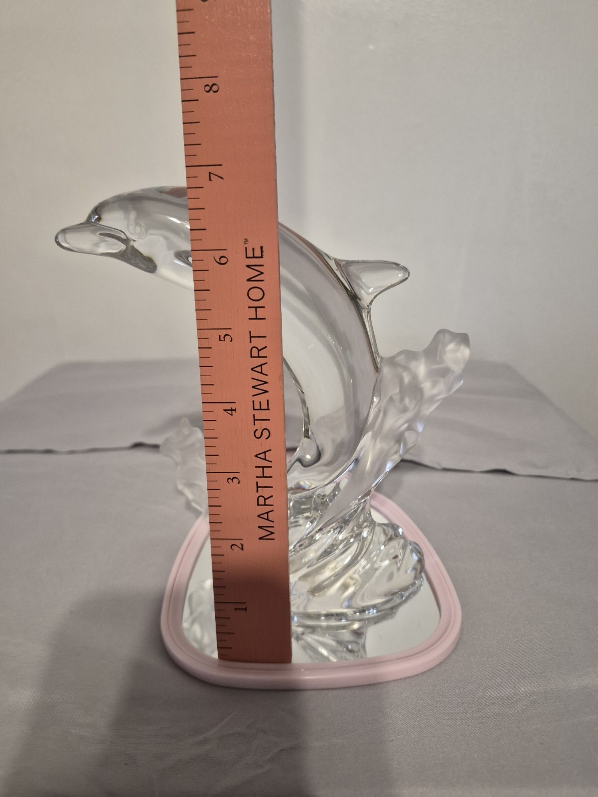 Lennox Fine Crystal Made In Germany Dolphin Breeching Wave