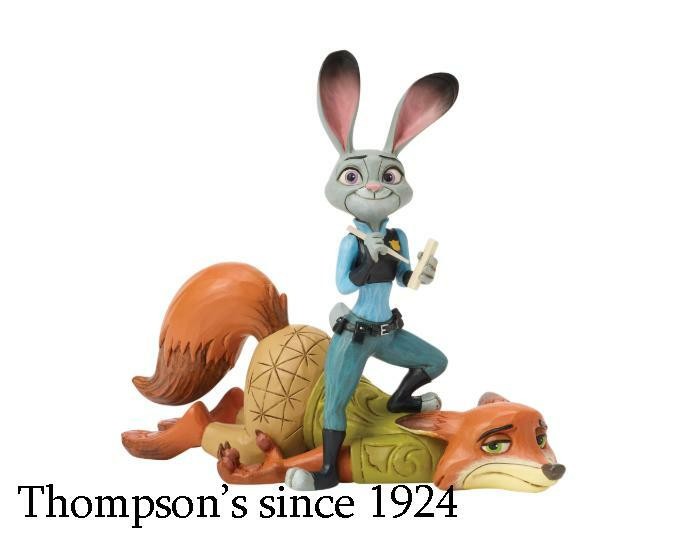 Enesco Disney Traditions by Jim Shore Zootopia Judy and Nick Figurine, 4.625