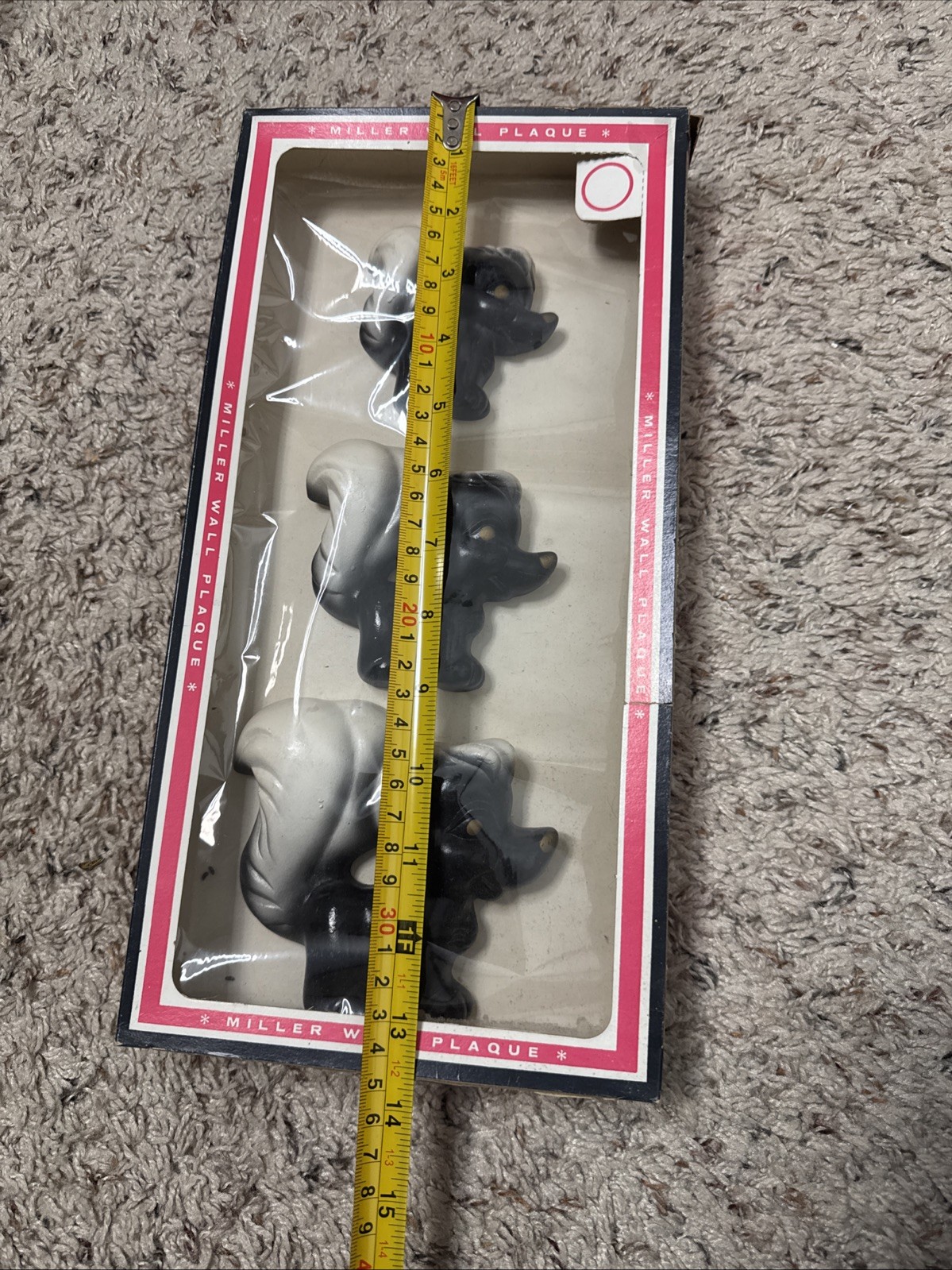 Miller Studio’s SKUNK Chalkware Wall Hanging RARE