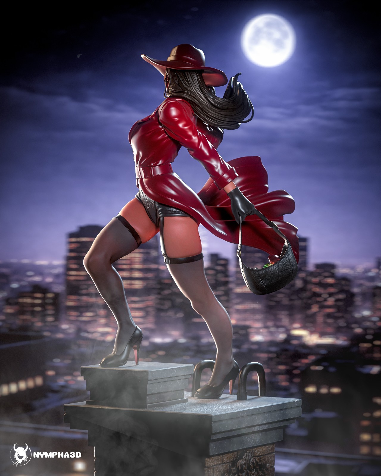 Carmen Sandiego | 1/6 Scale Resin Kit | Master Thief Edition (Unpainted)